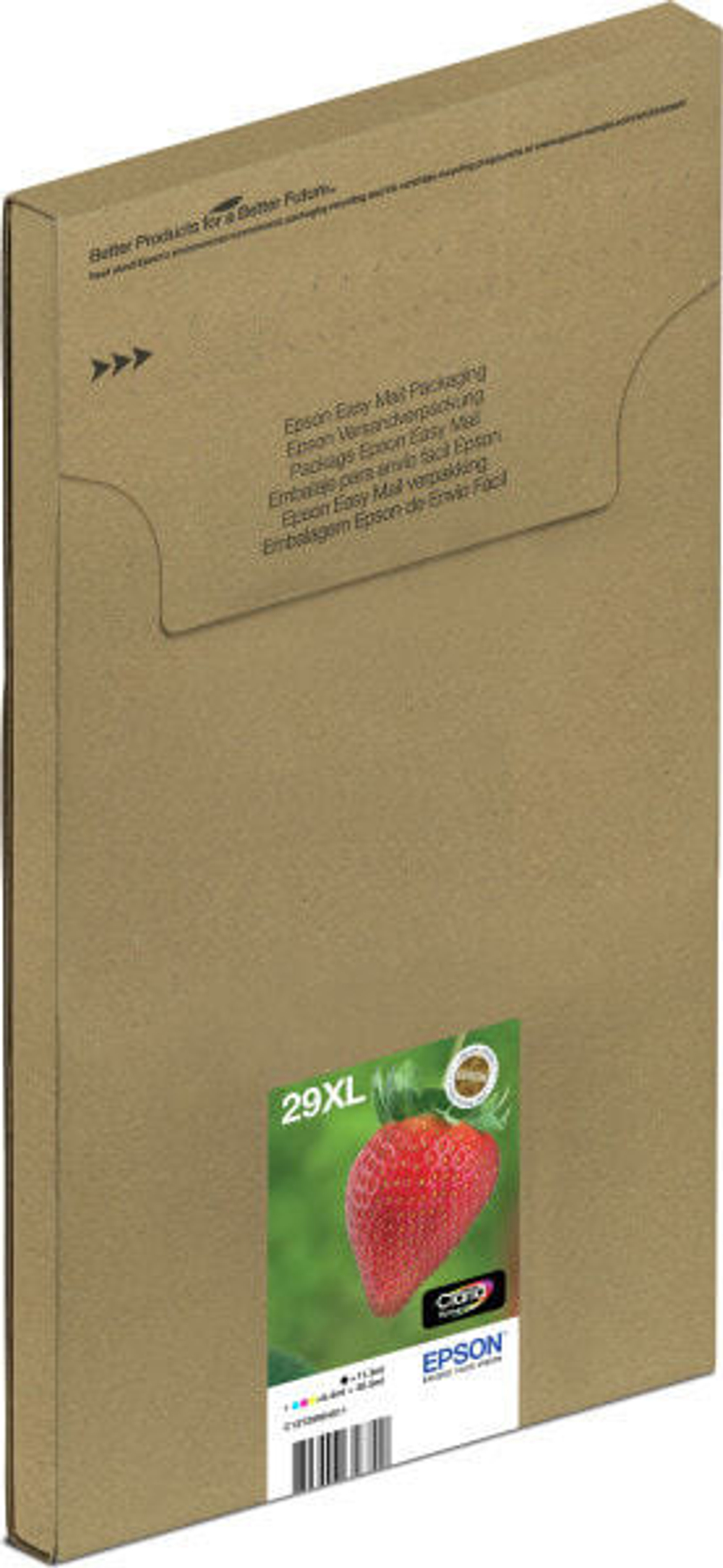 Картридж струйный Подлинный Черный Голубой Пурпурный Желтый Epson Strawberry C13T29964511 1 шт