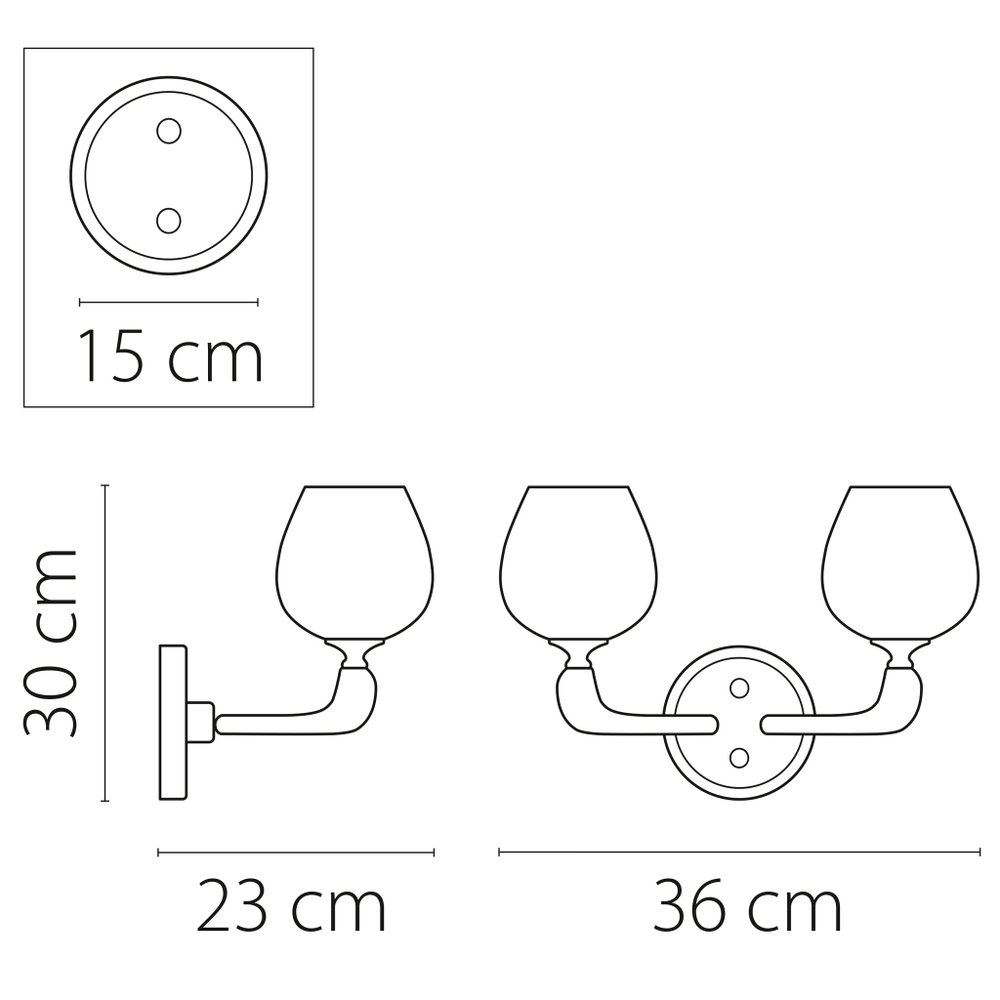 Настенный светильник Lightstar Delta Premium 706622