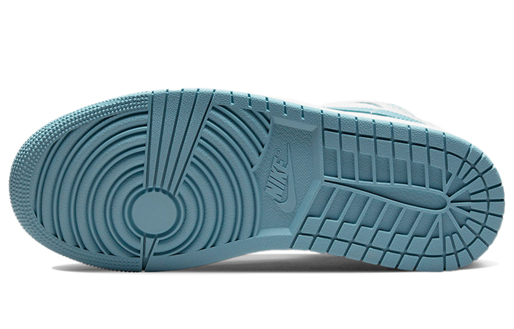 Кроссовки Air Jordan 1 Mid "University Blue" (Женская размерная сетка)
