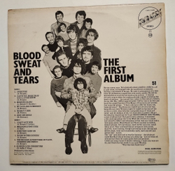 Винтажная виниловая пластинка LP Blood Sweat and Tears The First Album (Holland 1973)