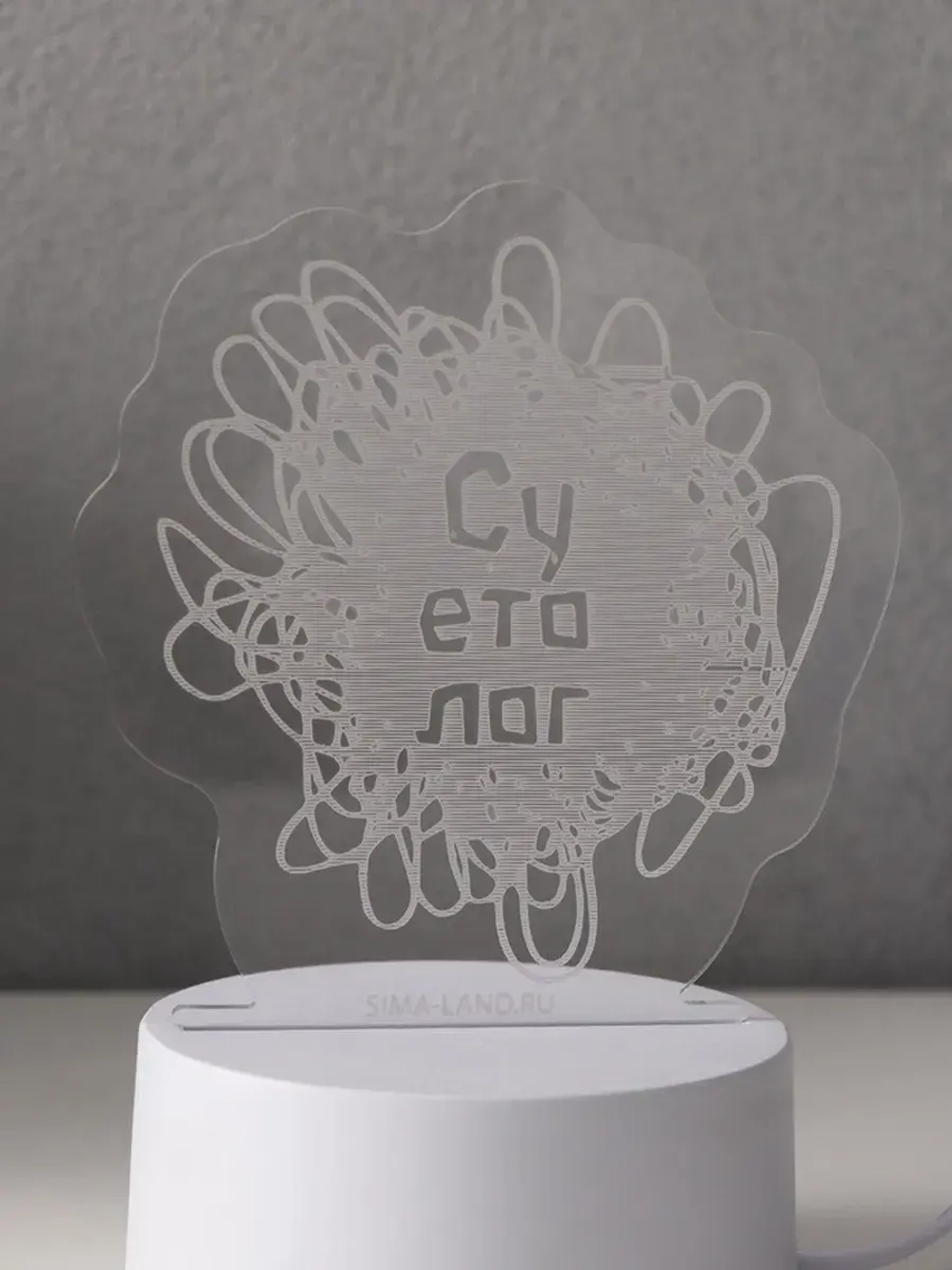 Светильник "Суетолог" LED RGB от сети RISALUX 9,5х13,2х14,6