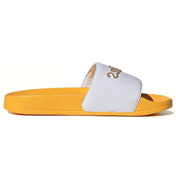 Adidas Adilette Slide 'White Gold Metallic'