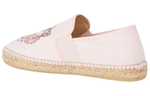 KENZO Tiger cloth stretch canvas linen-soled flat-bottomed women's casual shoes women's light pink