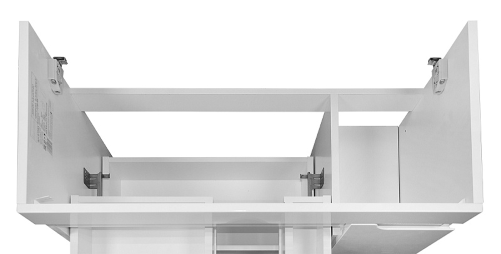 Комплект Тумба Azario KANTRI 80/2 800х460х650 подвесная, с раковиной Фостер 80, белый глянец (CS00097253)