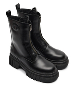 Кожаные челси на каблуке ANNIA Guess - черный(FLFANN LEA10)