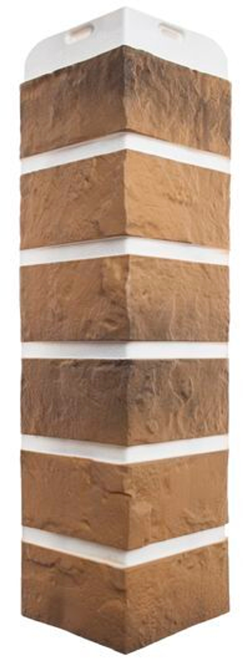 Наружный угол Альта профиль кирпич Рижский 03