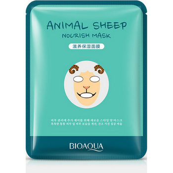 Маска для лица BioAqua Animal Face Sheep тканевая, 30 г