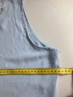 Блузка с декором на вороте, визуально 52 размер