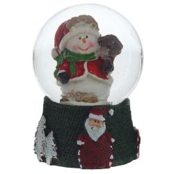 GAEM Фигурка декор в стекл шаре "Дед Мороз/Снеговик/Мишка", D 4.5 см, L4,5 W4,5 H6 см, 4в.