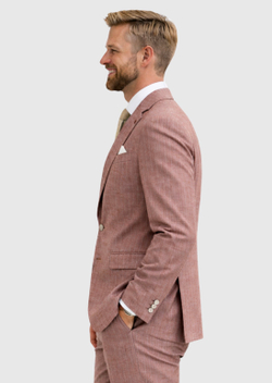 Мужской костюм двойка (пудровый) А96