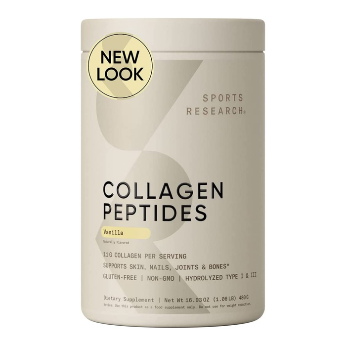 Коллаген &quot;Ваниль&quot;, Collagen Peptides Vanilla Bean, Sports Research, 480 гр