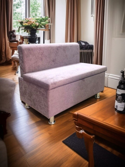 Диван Мини антивандальный флок Lilac