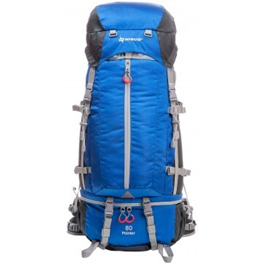 Рюкзак туристический 80L «Pointer 80» NISUS, Синий-черный, размер: 80L
