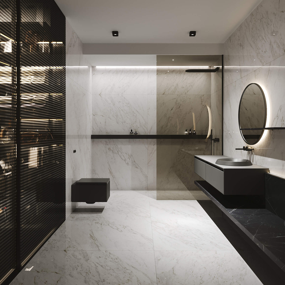 ARTCER 1XL Rok Carrara White Matt 120x180