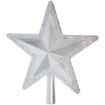 Звезда на елку «Волшебное сияние» 22*27 см, Серебро