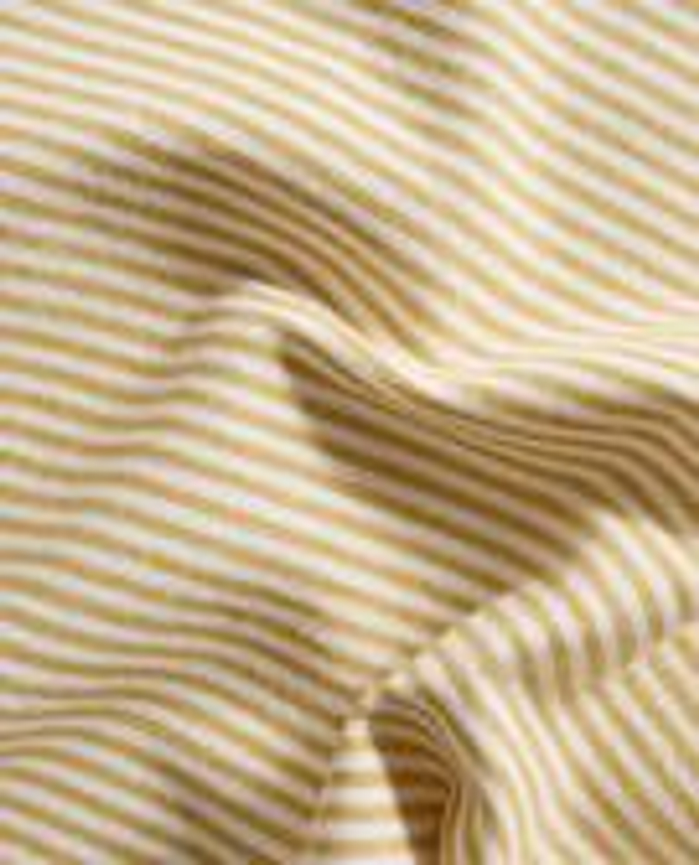 ZARA HOME НАБОР САЛФЕТОК В ПОЛОСКУ С ФЕСТОНАМИ (2 ШТ.), ЖЕЛТЫЙ