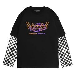 Лонгслив ATF Racing/Speedtrack двойной рукав, черный