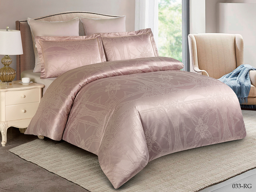 Постельное белье сатин-жаккард Royal Jacquard, Евро 4 наволочки