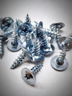 Саморез с прессшайбой 4,2х14 (острый) - 20 штук, универсальный, оцинкованный, шлиц Ph-2