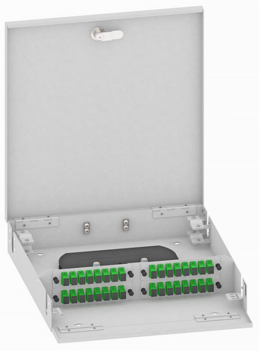Кросс оптический настенный  TopLAN КРН-Top-32SC/A-OS2-GY
