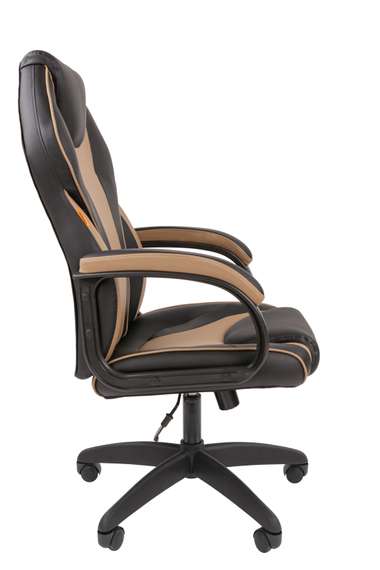 Офисное кресло Chairman 299 Россия экопремиум черный/бежевый