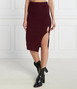 Хлопковая юбка Pinko - бордовый(101844 A15S)