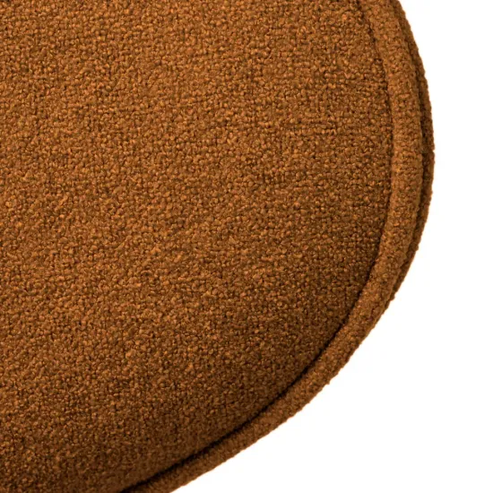 Стул полубарный Lucas 3 терракотовый букле, ножки цвета орех