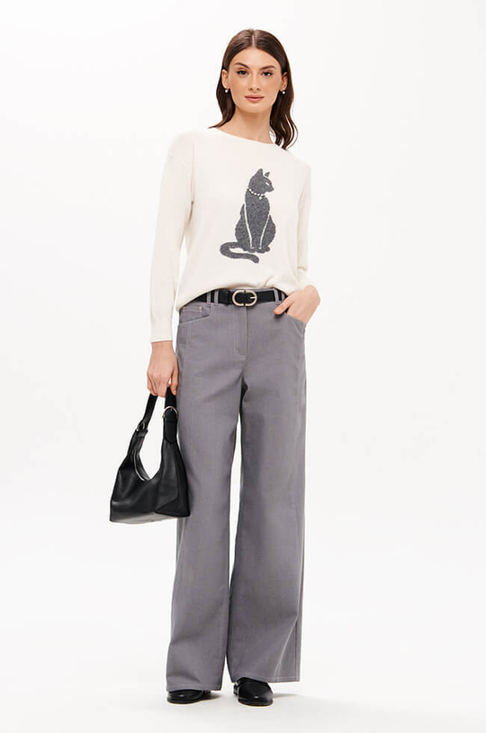 23397 Джемпер женский (молочный)