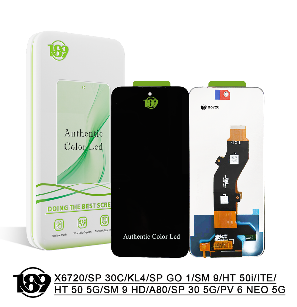 Дисплей Tecno/Infinix X6720/Spark 30C/Go 1/Smart 9/Pova 6 Neo/Hot 50i/50 5G; бренд 189 (как OR100)