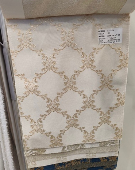 Портьерная ткань Adeko арт. 37315 col. 01 (высота 300 см, Турция)