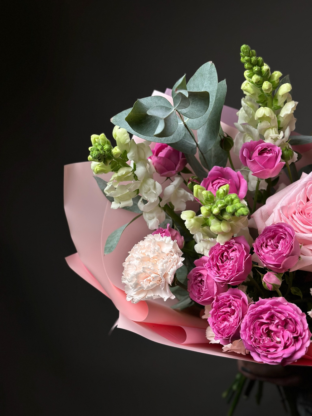 Сборный букет «Розовое волшебство»