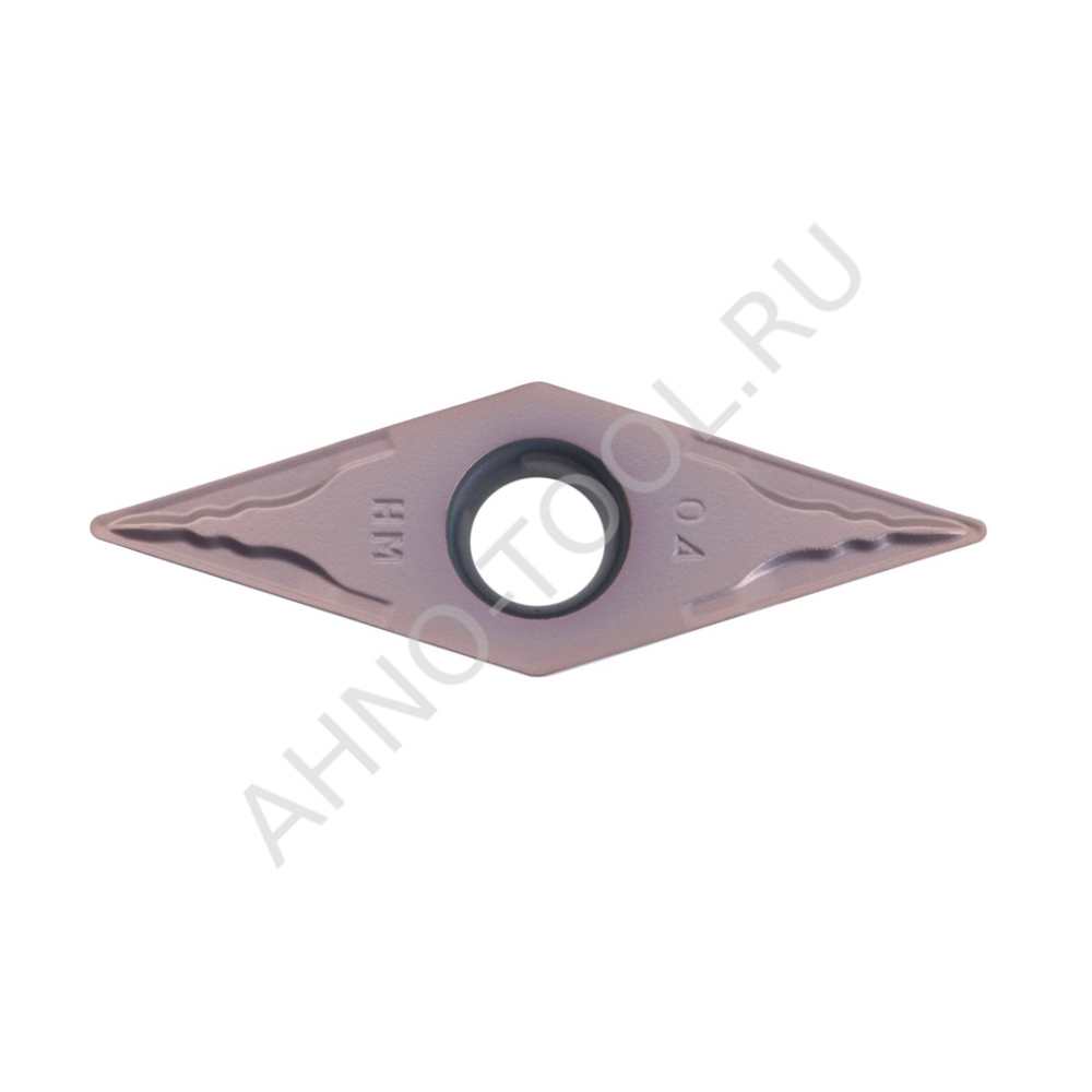 Пластина твердосплавная ISO VBMT160404-PSA APM20E AHNO по нерж.стали, получистовая