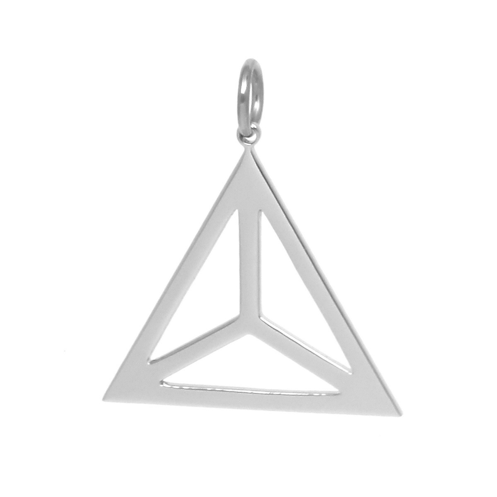 Кулон Mudvayne лого треугольник 30х32мм (321)