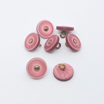 Пуговица ELEGANT №15, красная 11мм