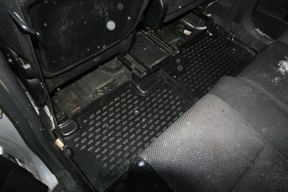 Коврики Standard, 3D в салон TOYOTA Wish, 2003-2009, передний привод, П.Р., 5 шт. (полиуретан, чёрные) Element.CARTYT00005