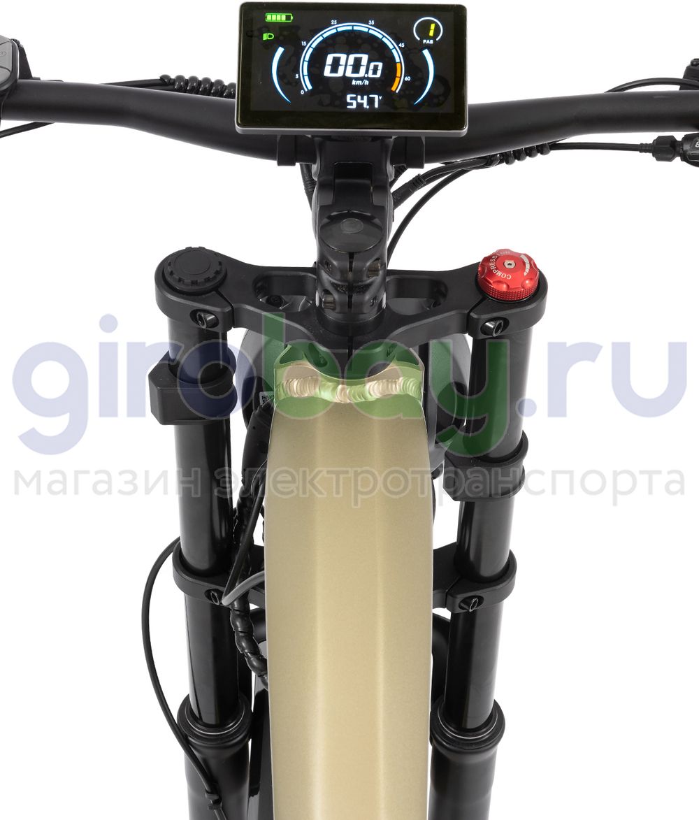 Электровелосипед Yokamura Dyna 2500W (52V/30Ah) - Military Khaki фото №10