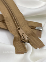 Молния YKK витая разъемная плоская тип 5, верблюжий бежевый 007