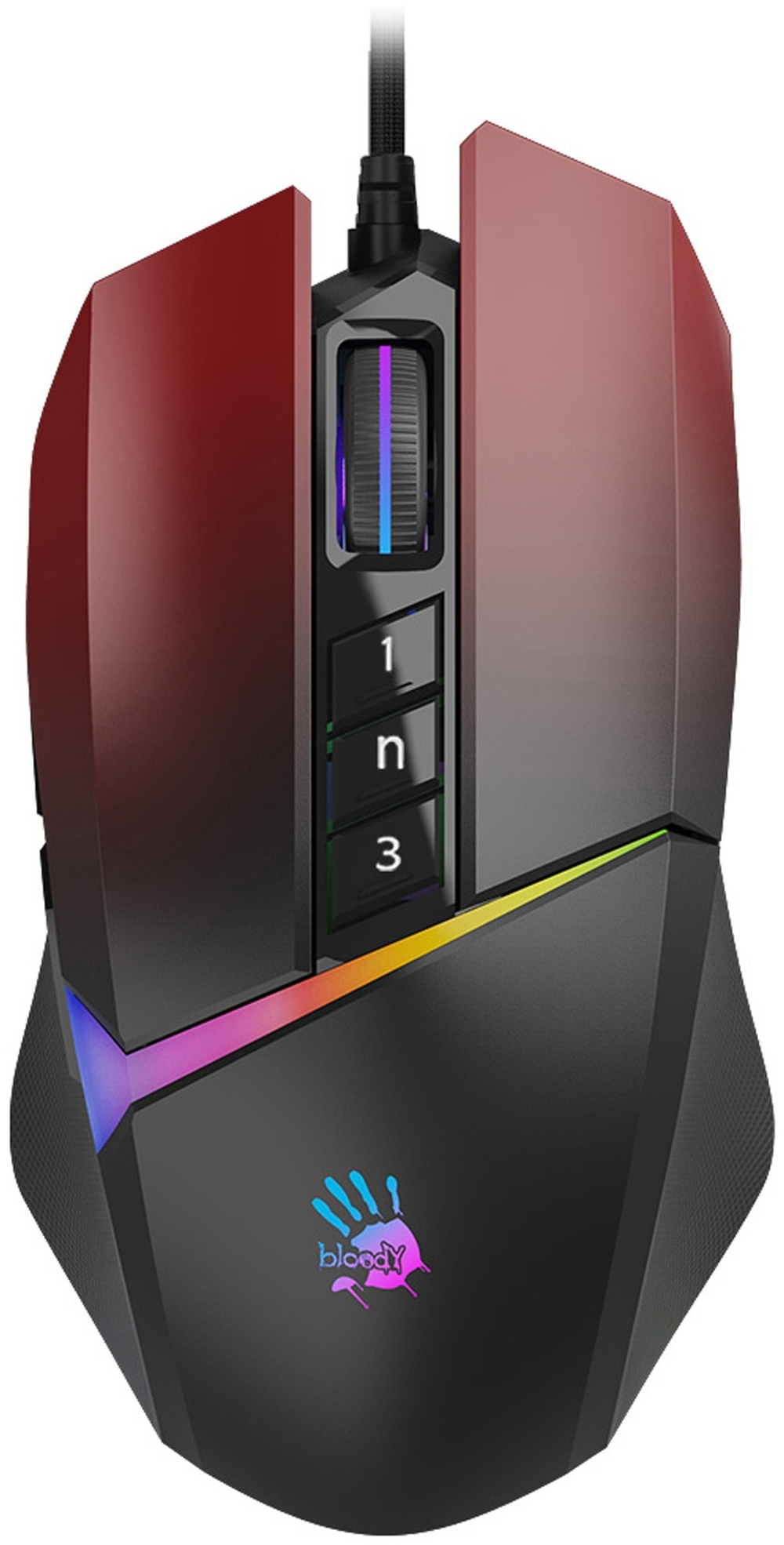 Мышь A4Tech Bloody W60 Max красный