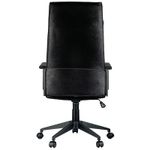 Кресло руководителя Helmi HL-E40 "Blockchain", ткань черная