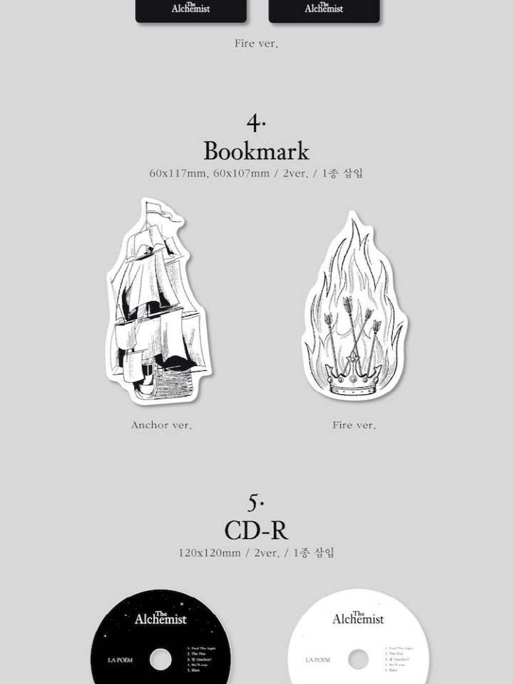 Альбом LA POEM - The Alchemist 2nd Mini Album 2 Version SET