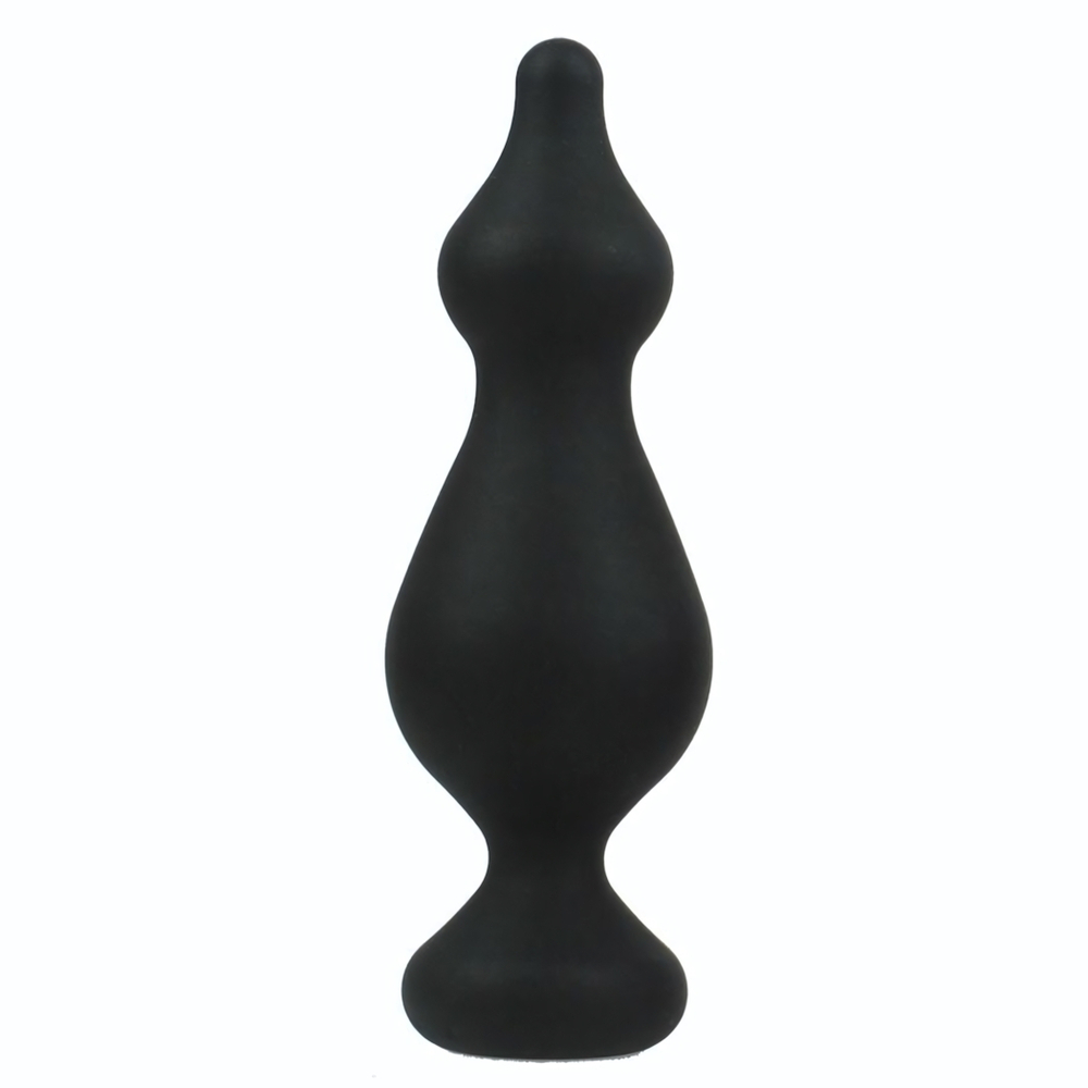 Черная анальная втулка Amuse L - 13,8 см. (Цвет: черный)