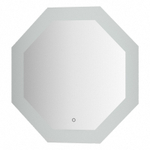 Зеркало Evoform с LED-подсветкой 22,5 W 70х70 см Сенсорный выключатель Нейтральный белый свет