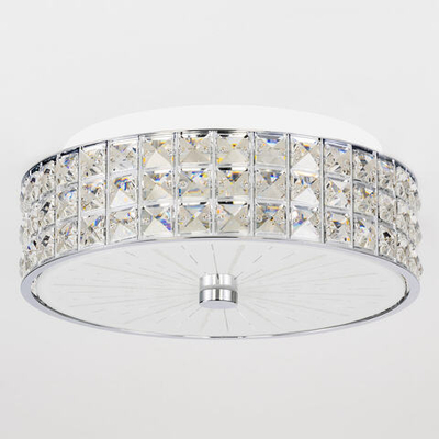 Citilux Портал CL32413G1 LED RGB Люстра хрустальная с пультом Хром