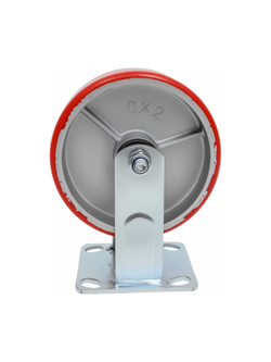 Колесо промышленное неповоротное с подшипником 160мм ПУ/чугун Gigant G-04-09-37