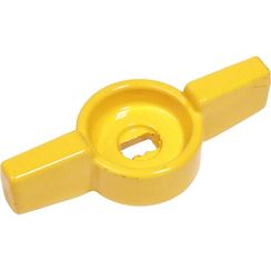 Ручка-бабочка Giacomini желтая 3/4 - 1 - 1 1/4, P31FGY003