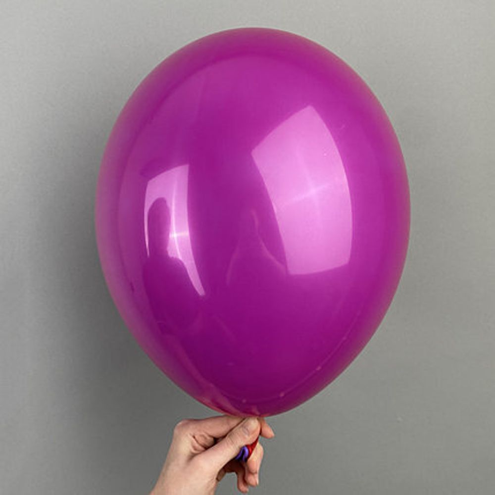 Шар 12" BELBAL-ББ дабл стафф орхидея (009 в 034) зеркальный  (БГ-17)  Изображение2