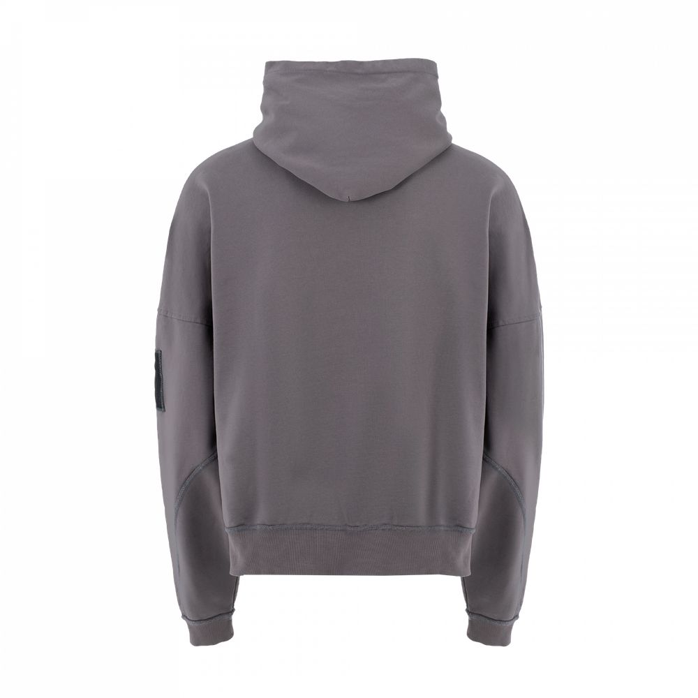 Худи Heartz «Waveform» Boxy-Fit антрацитовое