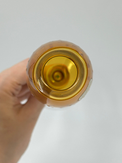 Ваза жёлтая на ножке Лауша