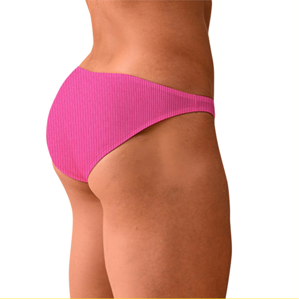 Мужские трусы слипы розовые ADANNU AN7118-22