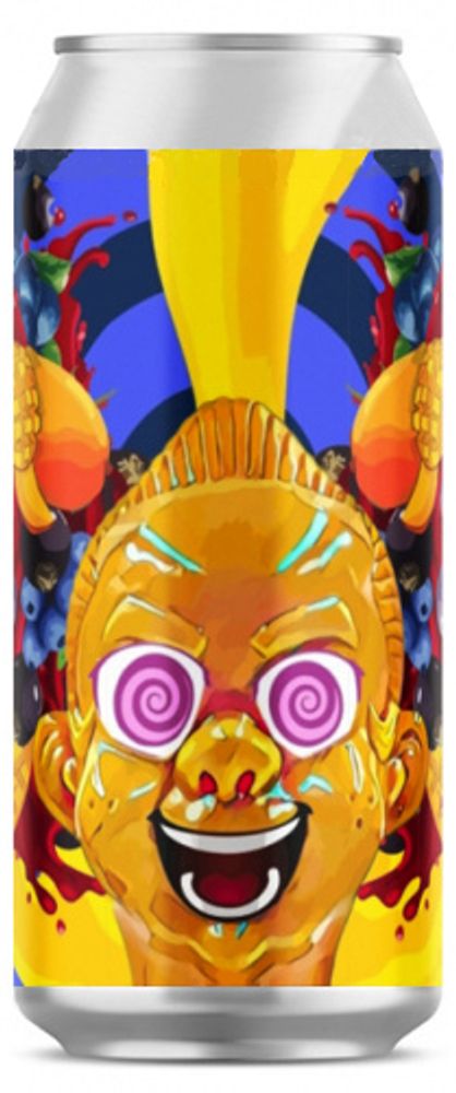 Пиво Биг Пот Серотонин Блэк Каррент, Блуберри, Манго / Big Pot Serotonin Black Currant, Blueberry, Mango 0.45 - банка